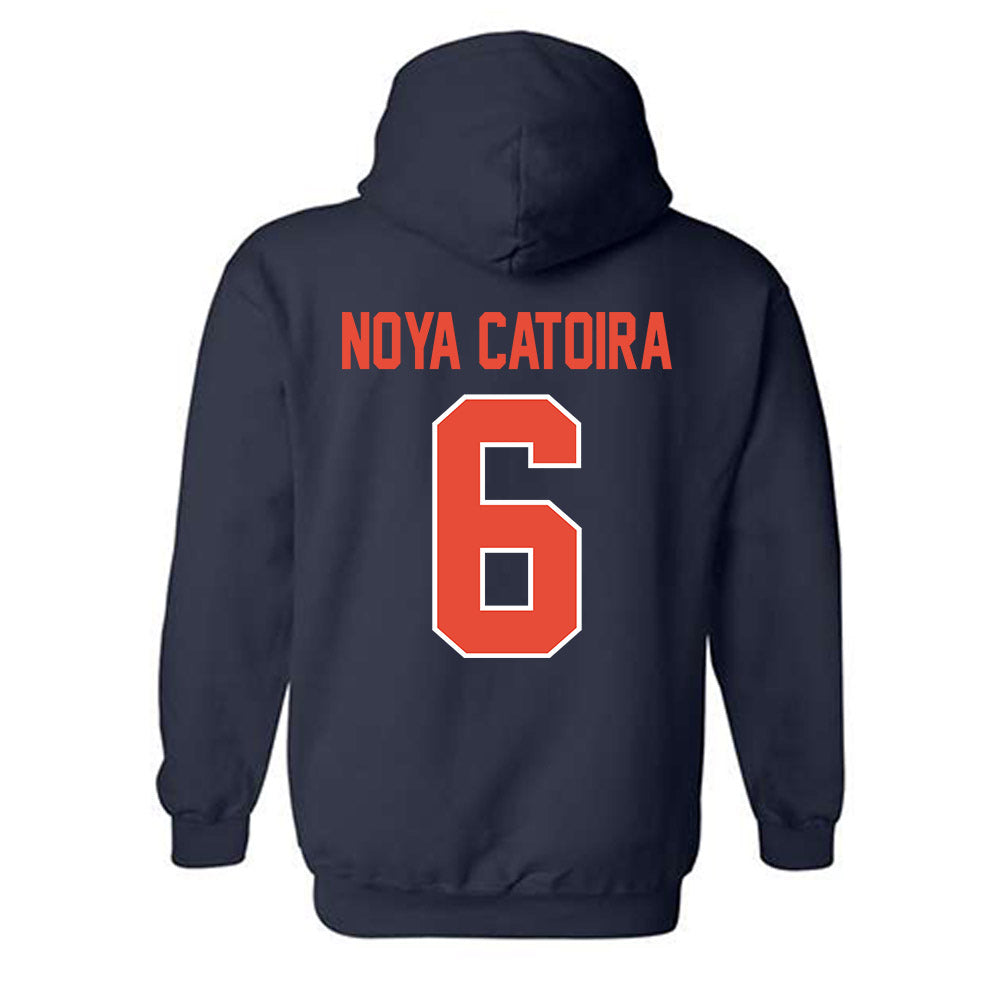 Illinois - NCAA Women's Basketball : Irene Noya Catoira - Sports Shersey Hooded Sweatshirt-1