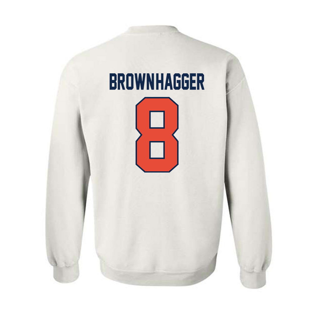 Illinois - NCAA Women's Basketball : Jasmine Brown-Hagger - Sports Shersey Crewneck Sweatshirt-1