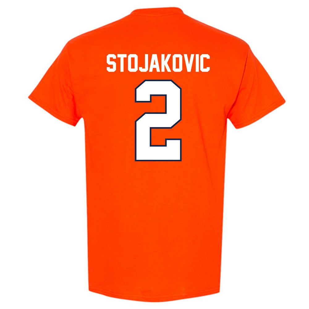 Illinois - NCAA Men's Basketball : Andrej Stojakovic - Sports Shersey T-Shirt-1