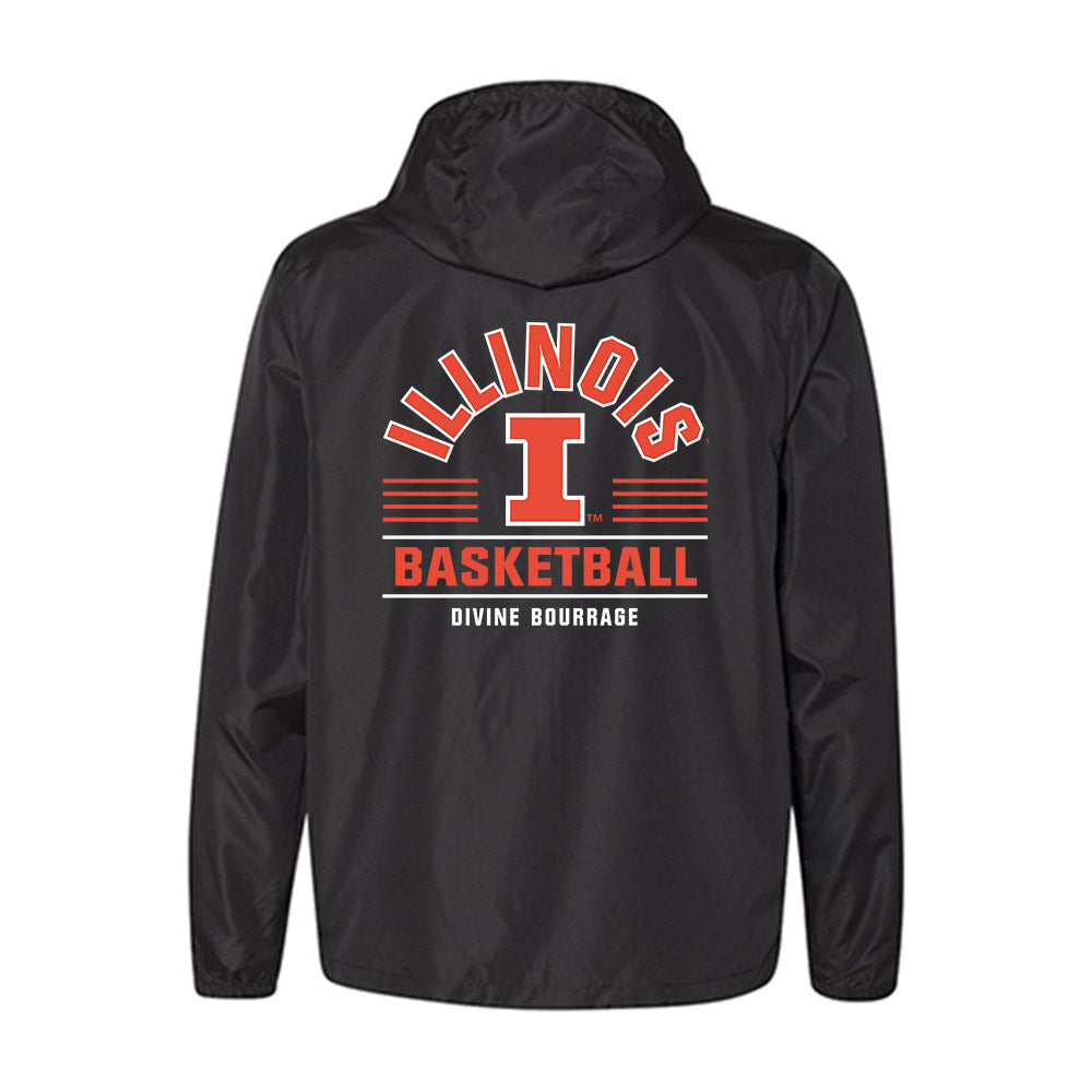 Illinois - NCAA Women's Basketball : Divine Bourrage - Windbreaker-1
