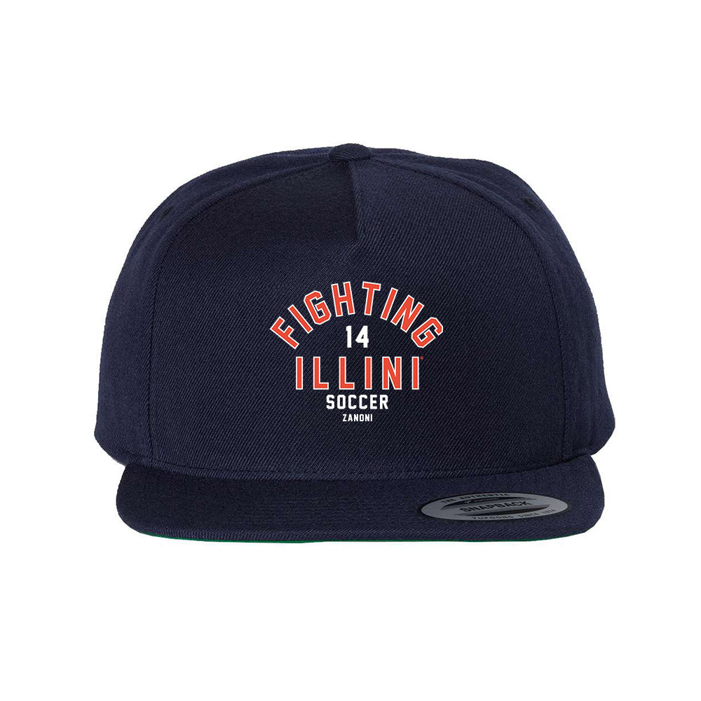 Illinois - NCAA Women's Soccer : Bella Zanoni - Snapback Hat-0