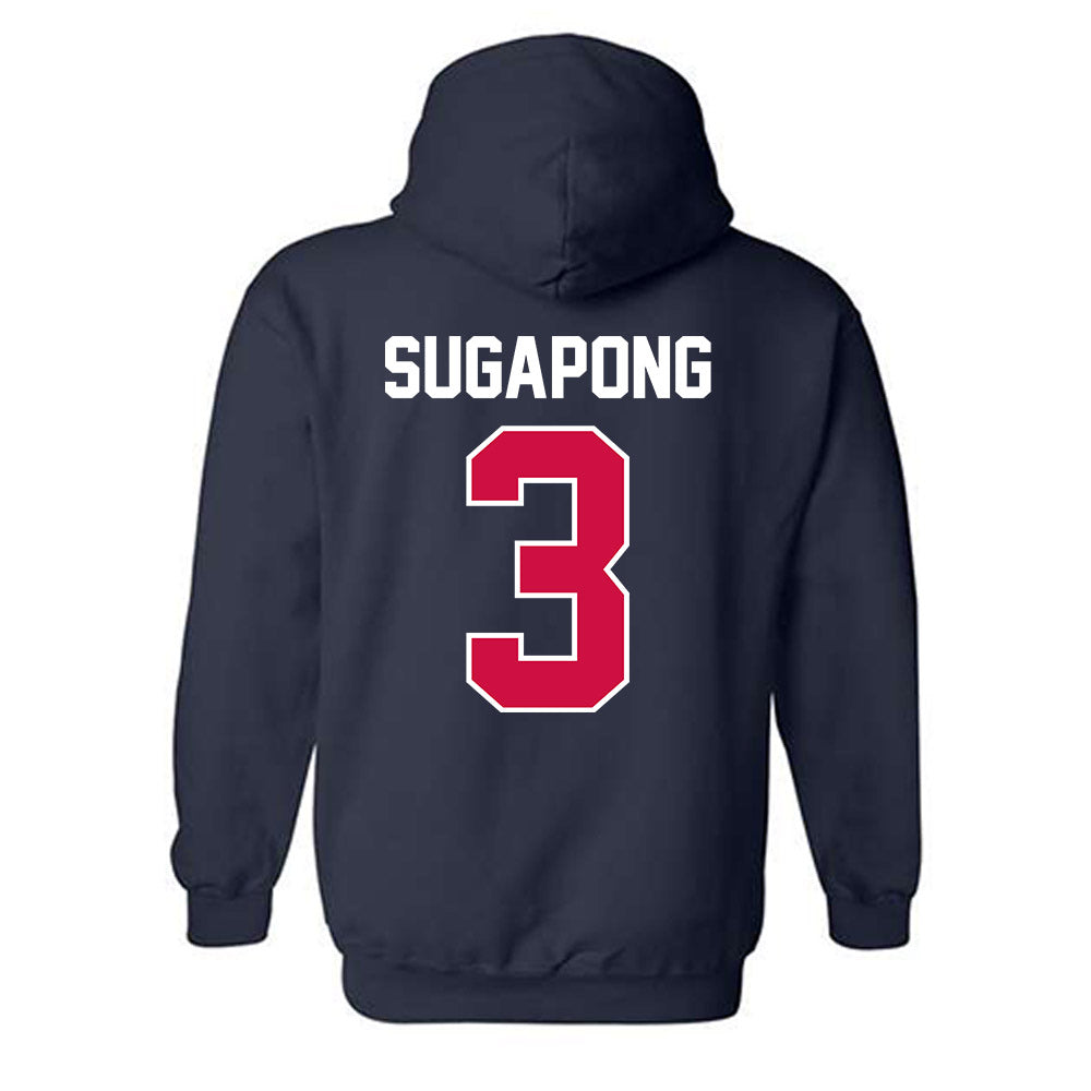 Arizona - NCAA Women's Basketball : Sumayah Sugapong - Classic Shersey Hooded Sweatshirt-1