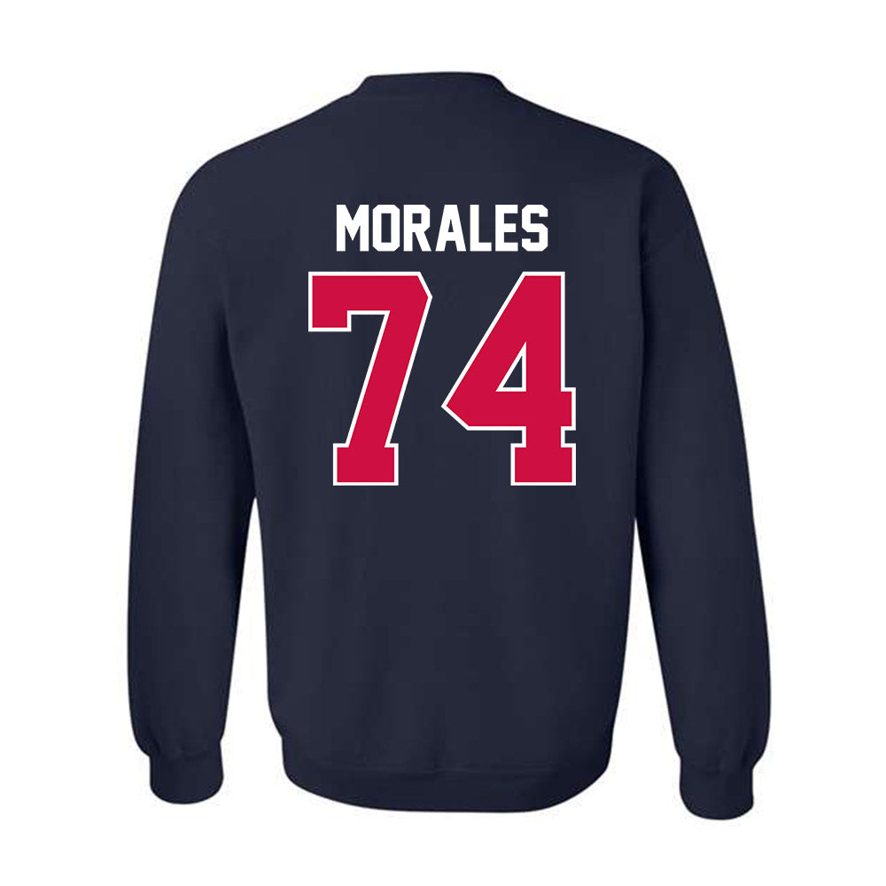 Arizona - NCAA Football : Justin Morales - Classic Shersey Crewneck Sweatshirt-1