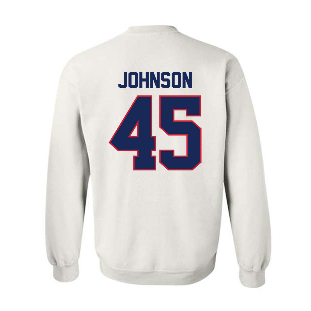 Arizona - NCAA Football : Victory Johnson - Classic Shersey Crewneck Sweatshirt-1