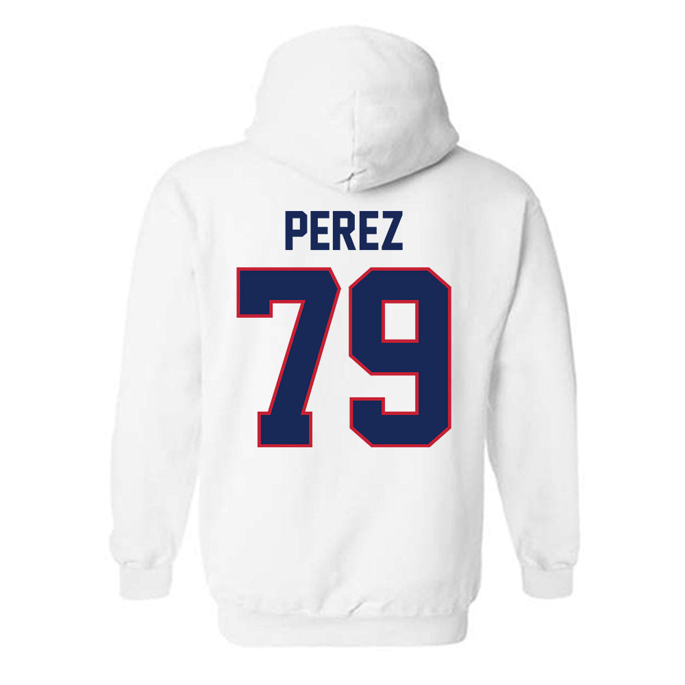 Arizona - NCAA Football : Isaac Perez - Classic Shersey Hooded Sweatshirt-1