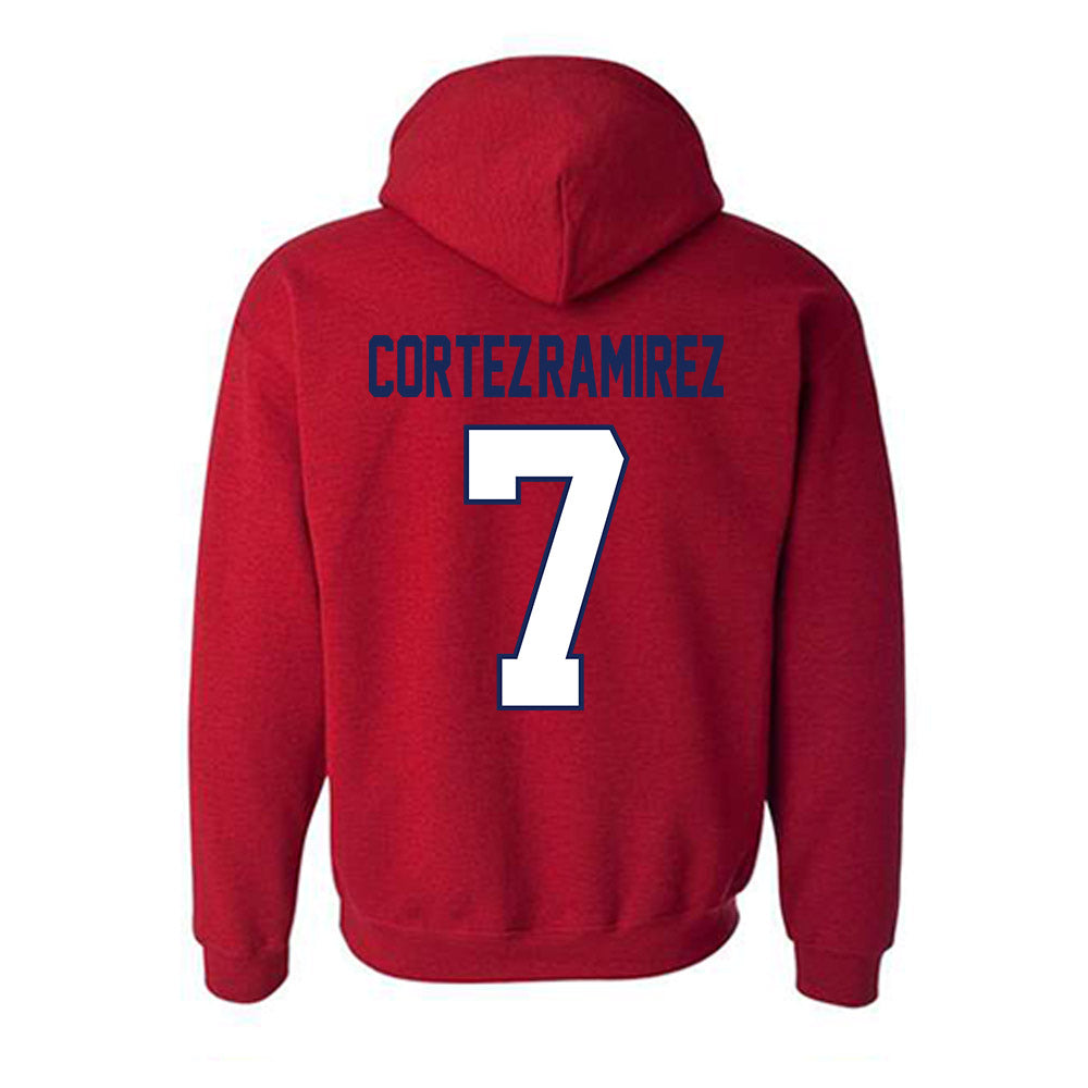 Arizona - NCAA Women's Soccer : Leilani Cortez-Ramirez - Classic Shersey Hooded Sweatshirt-1