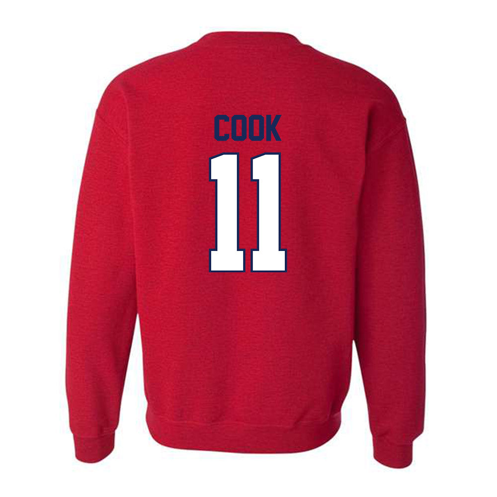Arizona - NCAA Men's Basketball : Jackson Cook - Classic Shersey Crewneck Sweatshirt-1