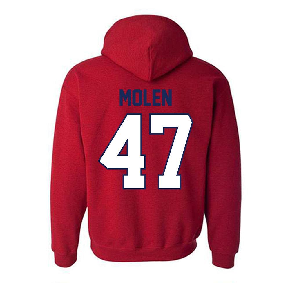 Arizona - NCAA Football : Broden Molen - Classic Shersey Hooded Sweatshirt-1