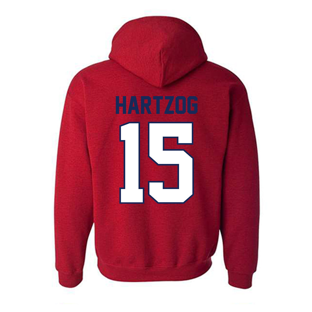 Arizona - NCAA Football : Malcolm Hartzog - Classic Shersey Hooded Sweatshirt-1