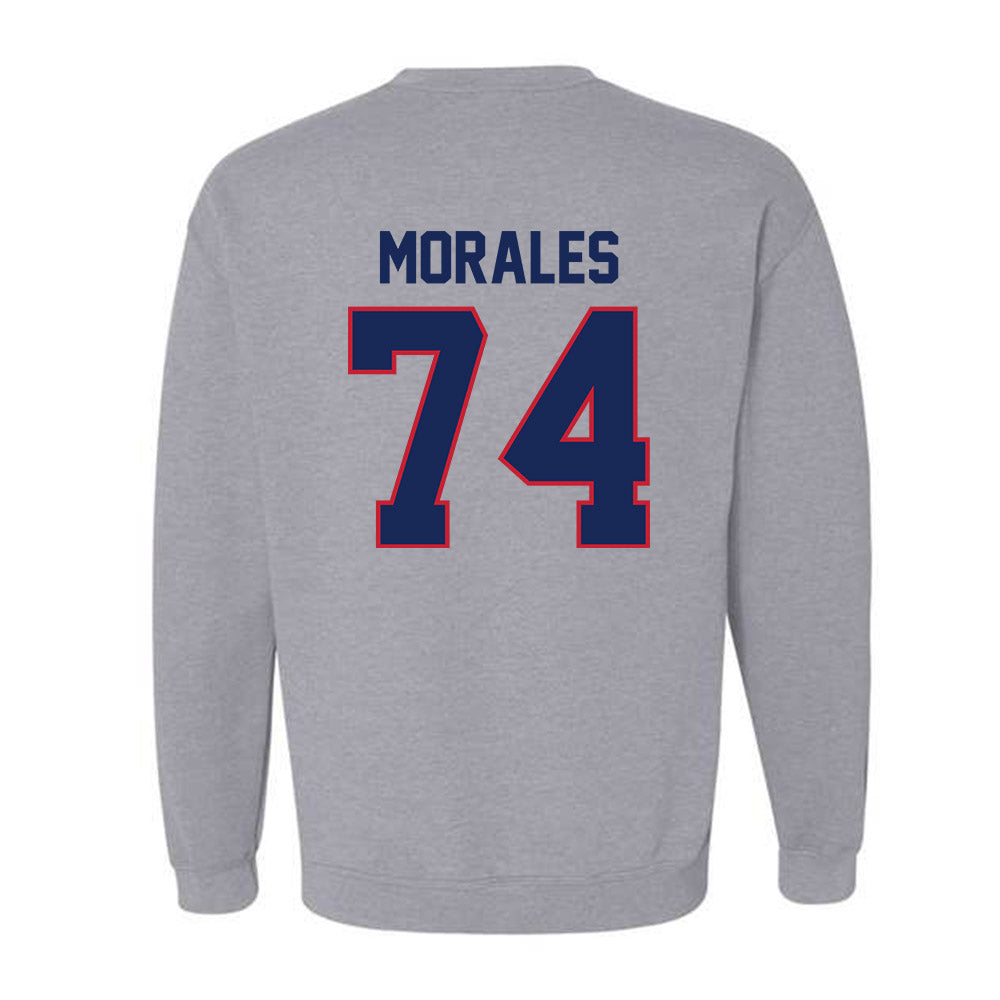 Arizona - NCAA Football : Justin Morales - Classic Shersey Crewneck Sweatshirt-1