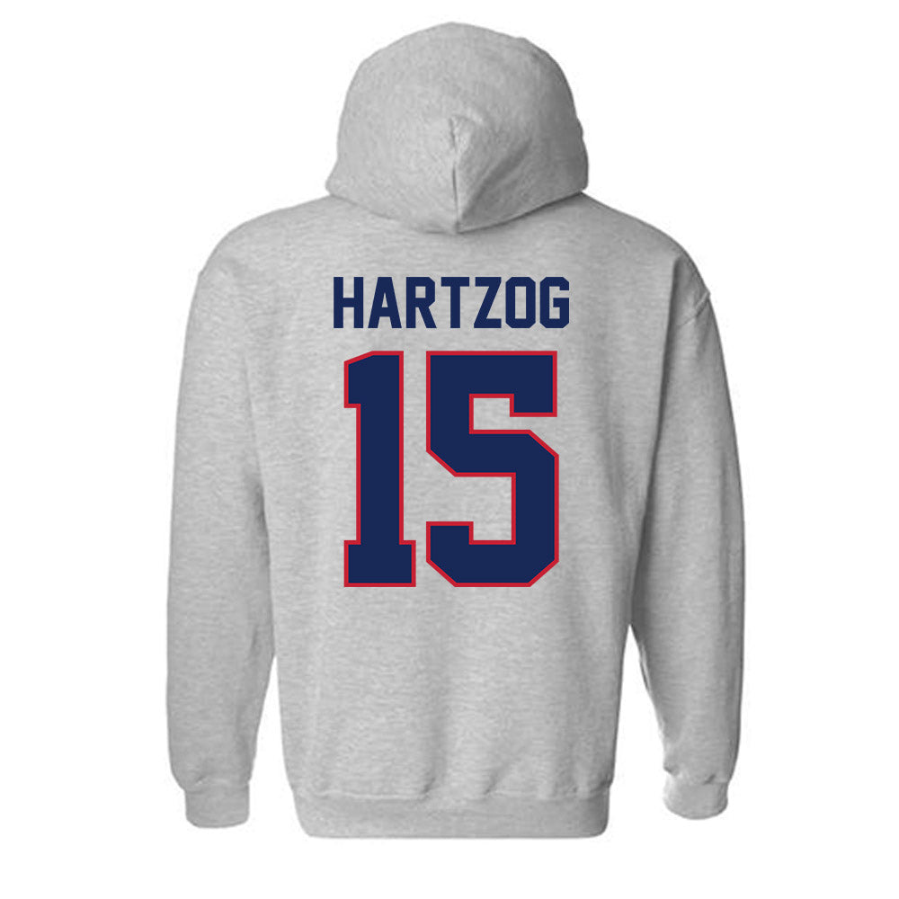 Arizona - NCAA Football : Malcolm Hartzog - Classic Shersey Hooded Sweatshirt-1