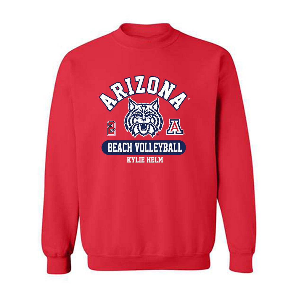 Arizona - NCAA Beach Volleyball : kylie helm - Classic Fashion Shersey Crewneck Sweatshirt-0
