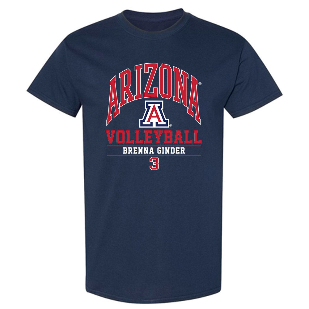 Arizona - NCAA Women's Volleyball : Brenna Ginder - Classic Fashion Shersey T-Shirt