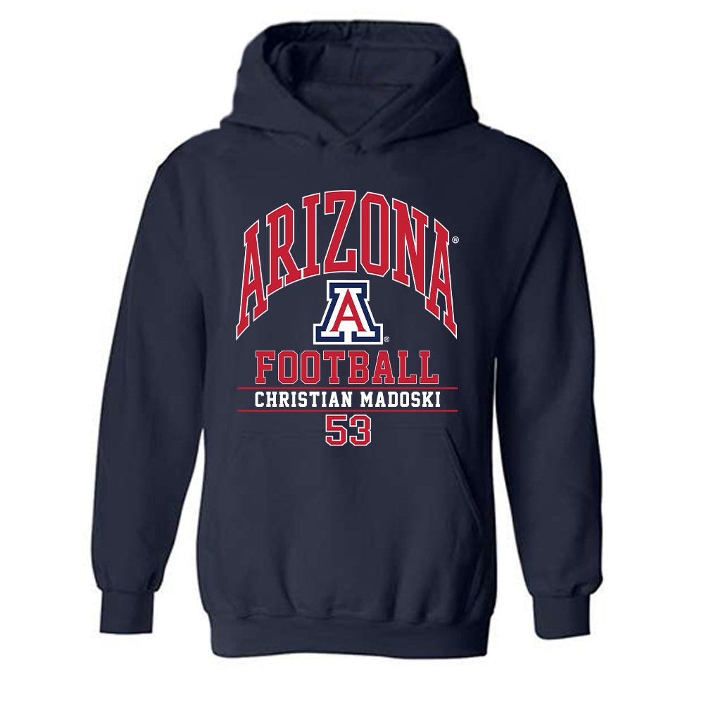 Arizona - NCAA Football : Christian Madoski - Classic Fashion Shersey Hooded Sweatshirt