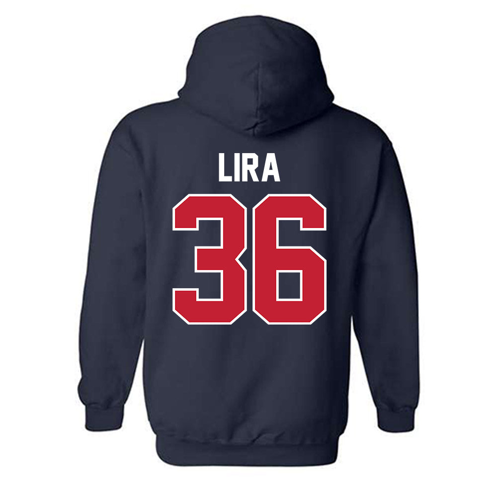 Arizona - NCAA Baseball : Tony Lira - Sports Shersey Hooded Sweatshirt-1