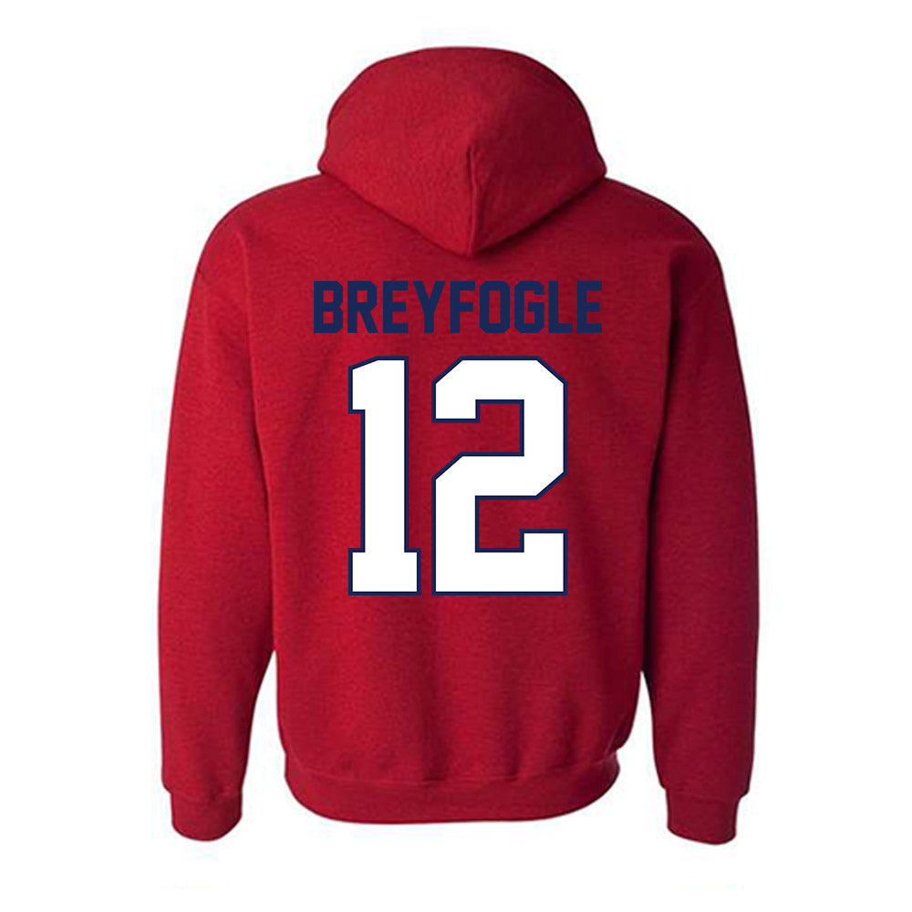Arizona - NCAA Baseball : Easton Breyfogle - Sports Shersey Hooded Sweatshirt-1