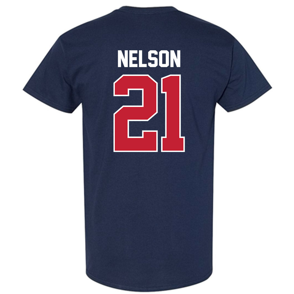 Arizona - NCAA Men's Basketball : Evan Nelson - Sports Shersey T-Shirt-1