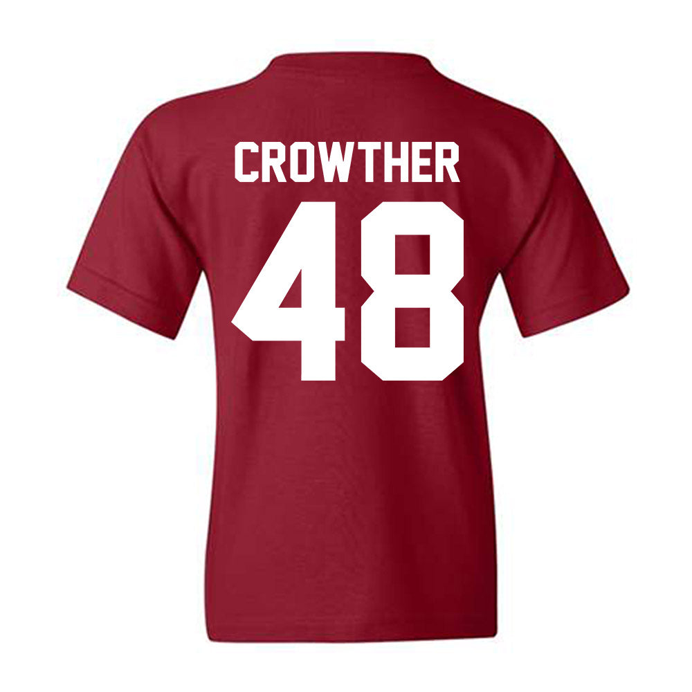 Alabama - NCAA Baseball : Ashton Crowther - Classic Shersey Youth T-Shirt-1