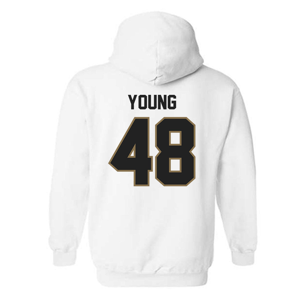 Texas State - NCAA Football : Braylon Young - Classic Shersey Hooded Sweatshirt-1