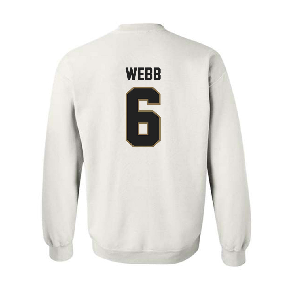 Texas State - NCAA Football : Easton Webb - Classic Shersey Crewneck Sweatshirt-1