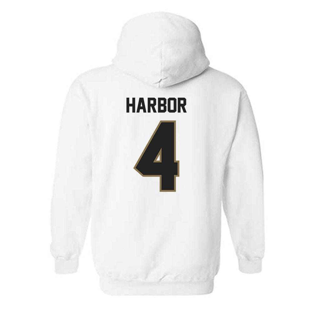 Texas State - NCAA Women's Basketball : Myla Harbor - Hooded Sweatshirt-1