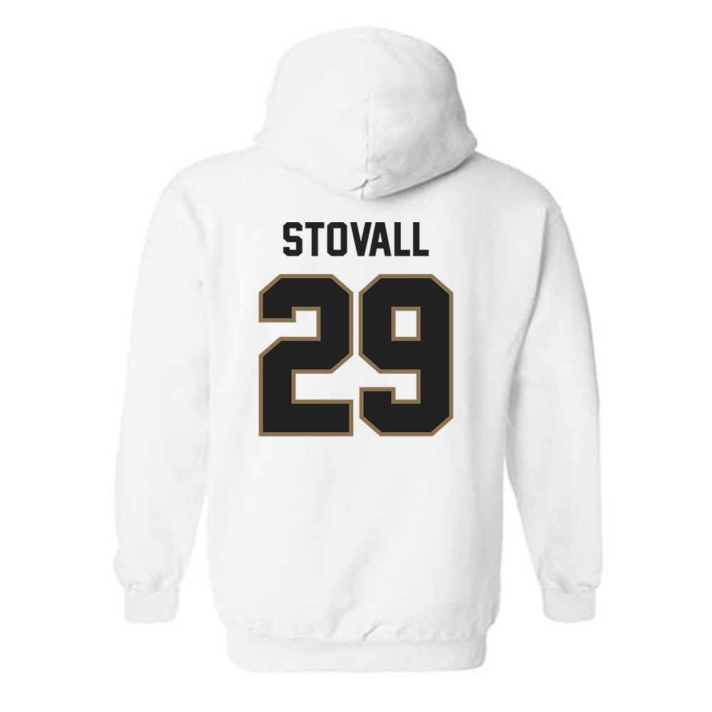 Texas State - NCAA Baseball : Kortland Stovall - Classic Shersey Hooded Sweatshirt-1