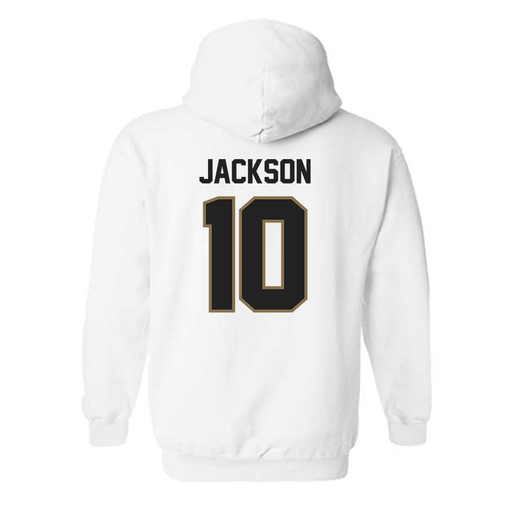 Texas State - NCAA Football : Davian Jackson - Classic Shersey Hooded Sweatshirt-1