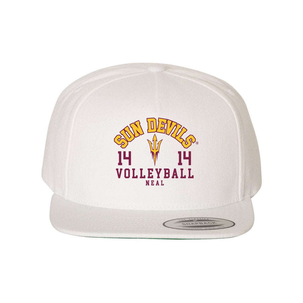 Arizona State - NCAA Women's Volleyball : Jillian Neal - Snapback Hat-0