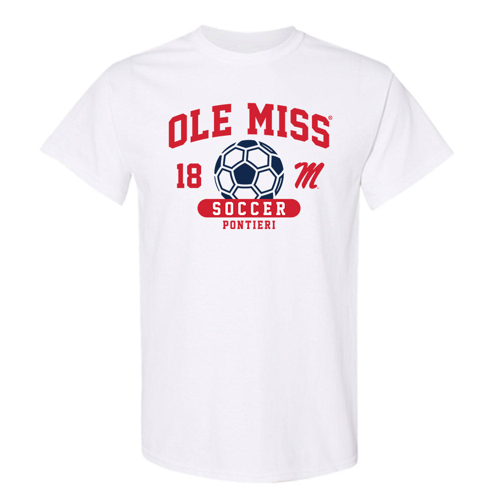 Ole Miss - NCAA Women's Soccer : Bella Pontieri - Classic Fashion Shersey T-Shirt-0