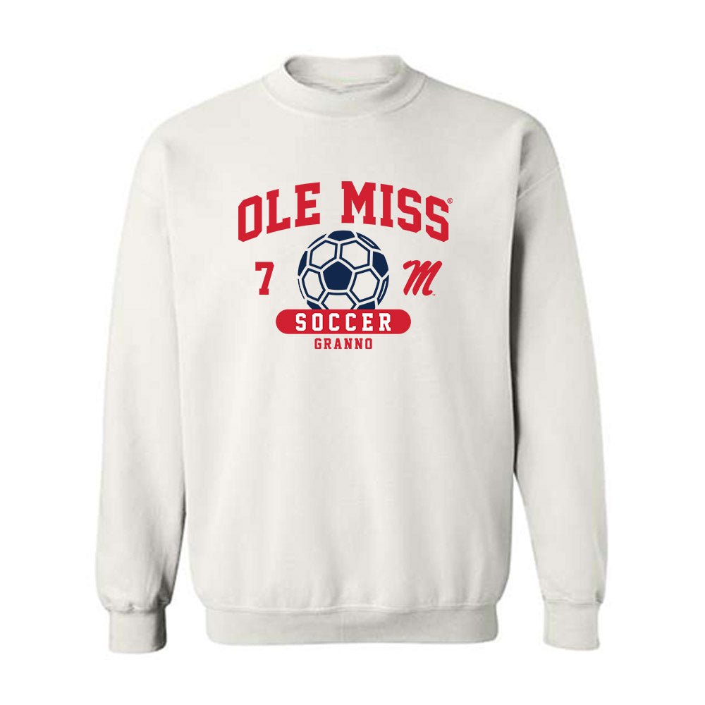 Ole Miss - NCAA Women's Soccer : sarah granno - Classic Fashion Shersey Crewneck Sweatshirt-0