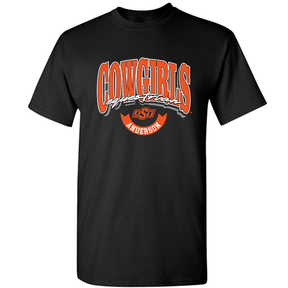 Oklahoma State - NCAA Equestrian : Piper Anderson - Classic Shersey T-Shirt-0