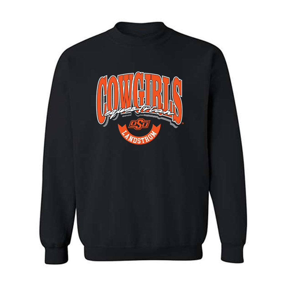 Oklahoma State - NCAA Equestrian : Taylor Landstrom - Classic Shersey Crewneck Sweatshirt-0