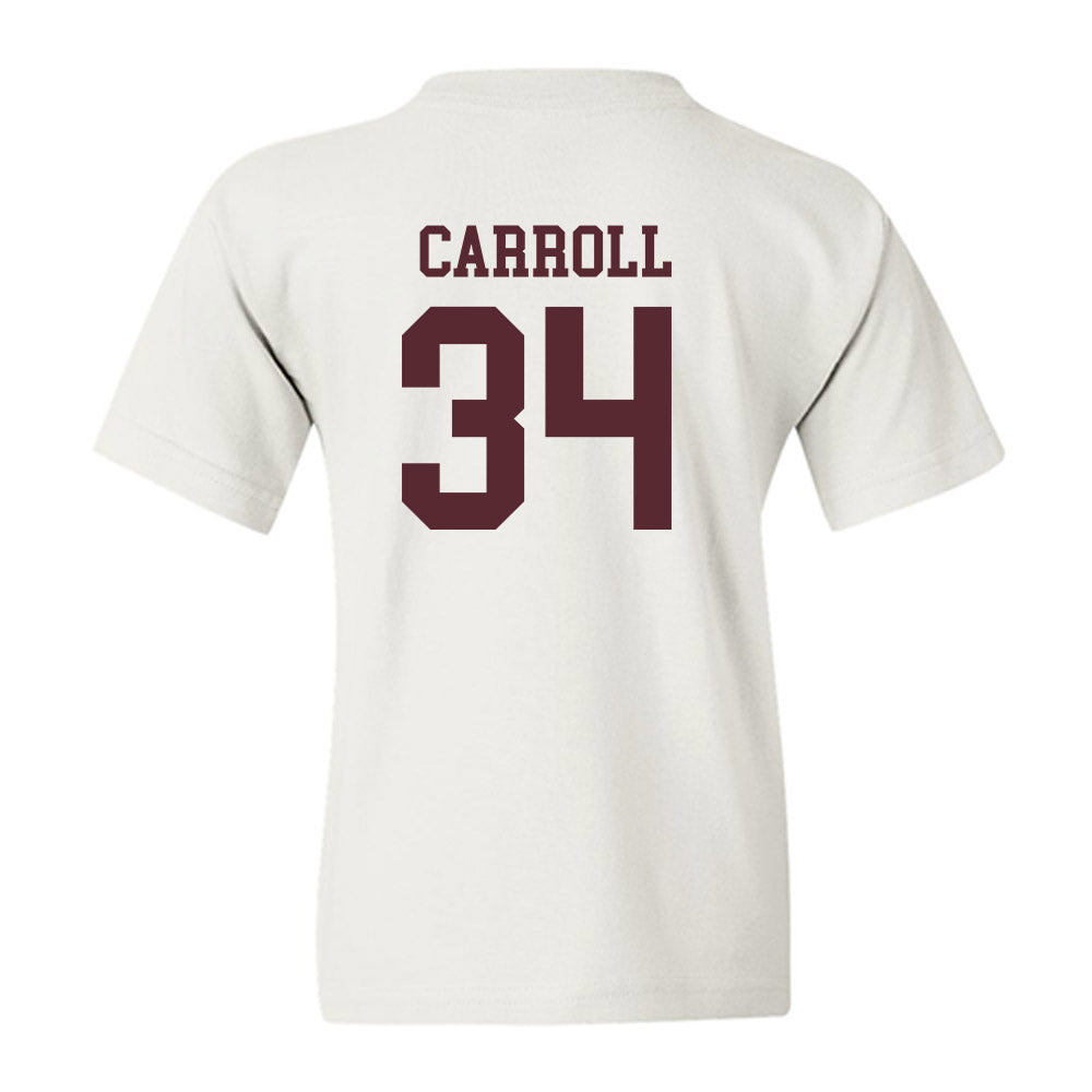 Texas State - NCAA Baseball : Coll Carroll - Classic Shersey Youth T-Shirt-1