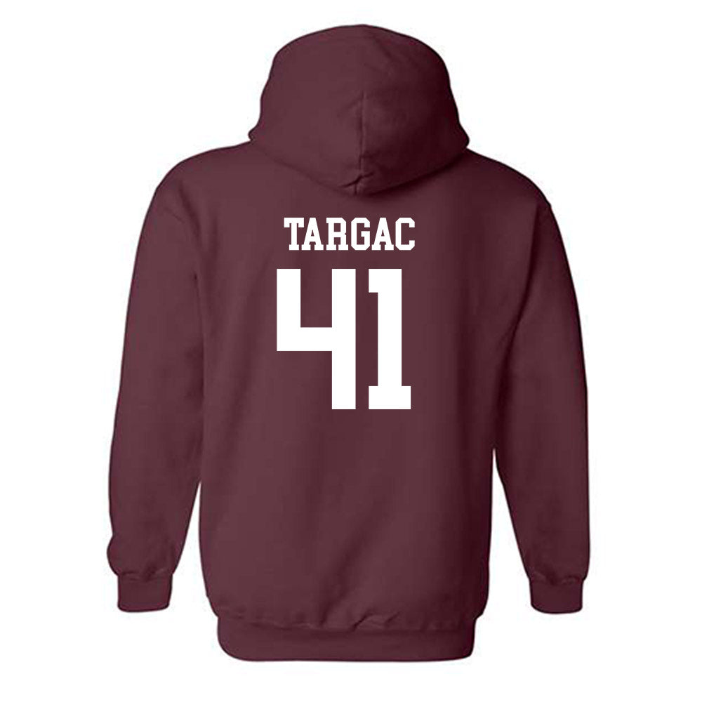 Texas State - NCAA Baseball : Titan Targac - Classic Shersey Hooded Sweatshirt-1