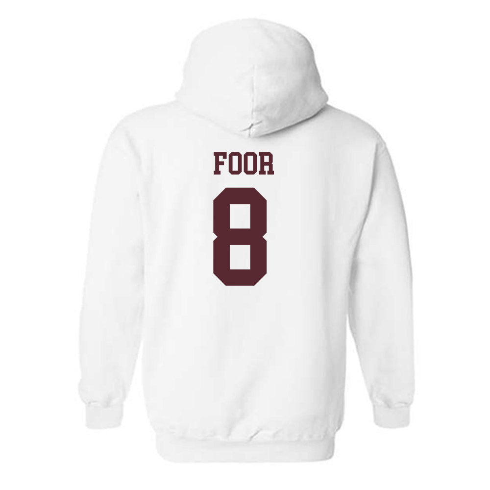 Texas State - NCAA Baseball : Daylen Foor - Classic Shersey Hooded Sweatshirt-1