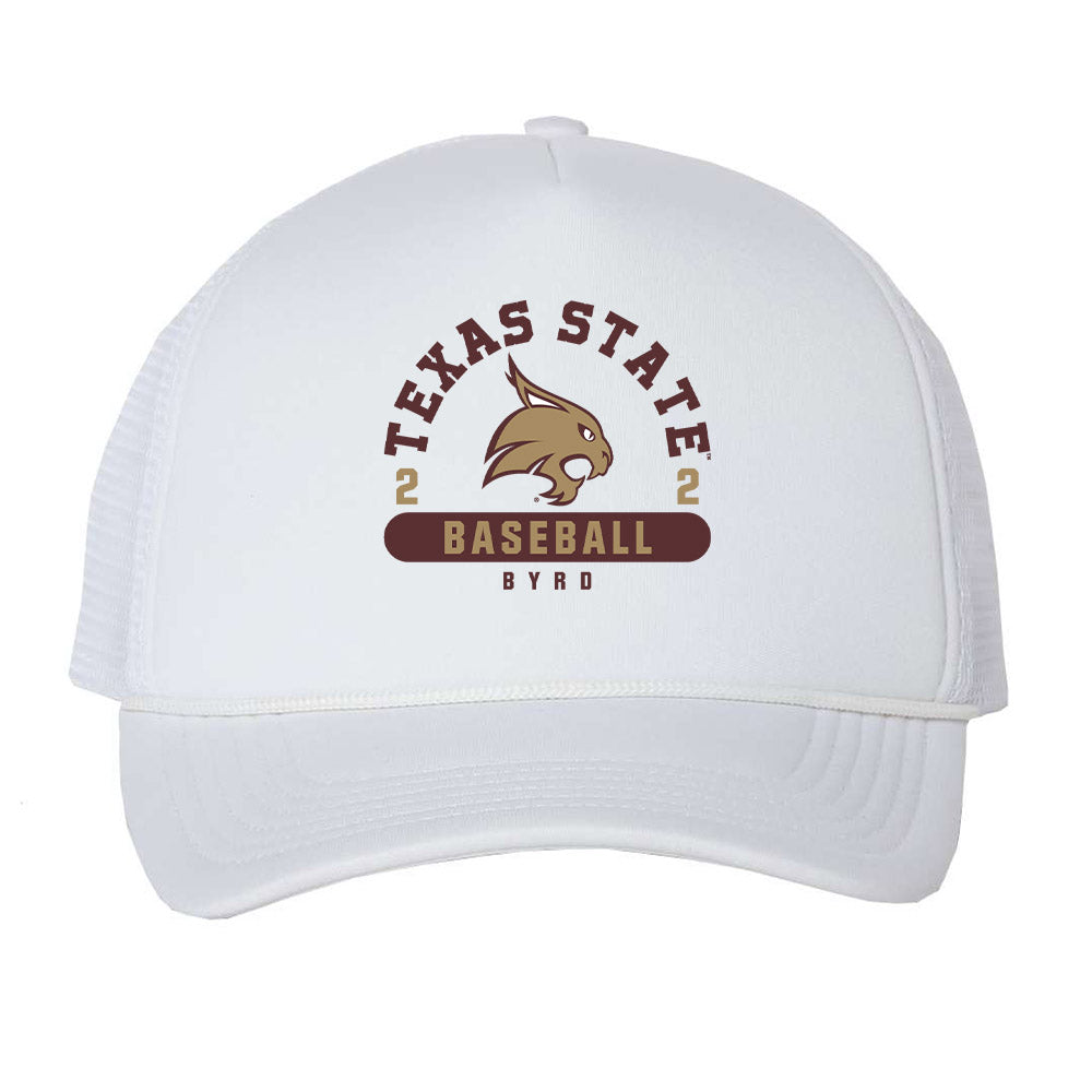 Texas State - NCAA Baseball : Cayden Byrd - Trucker Hat-0