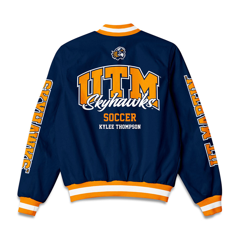 UT Martin - NCAA Women's Soccer : Kylee Thompson - Bomber Jacket-1