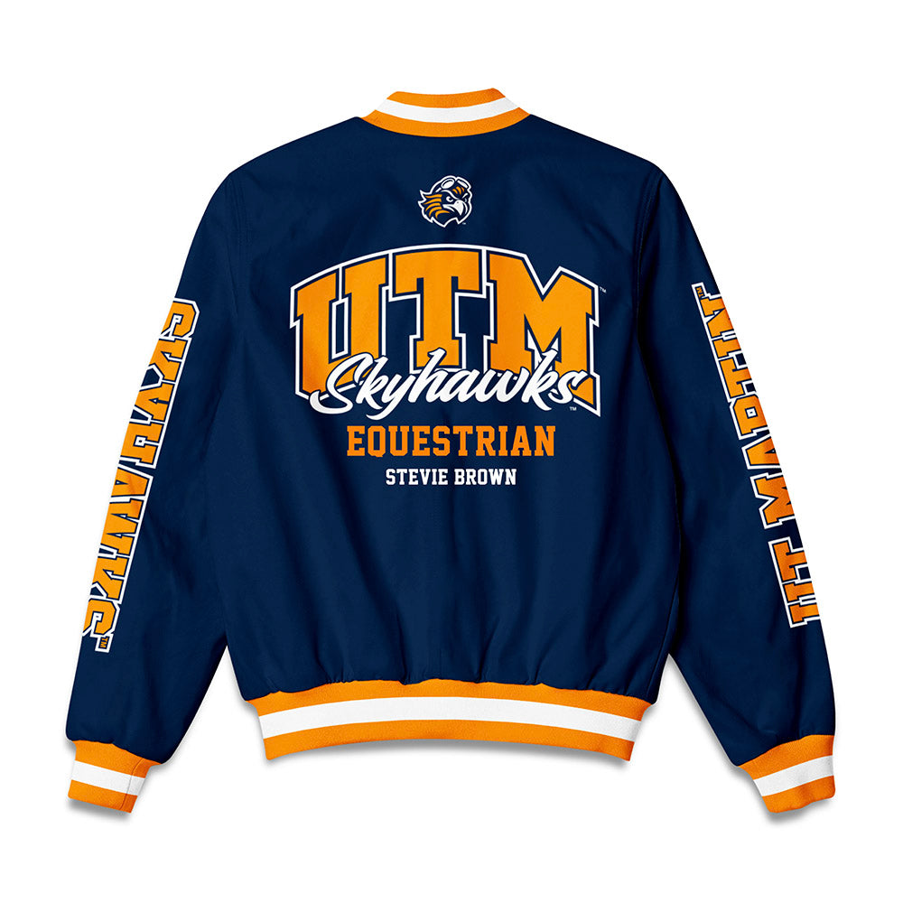 UT Martin - NCAA Equestrian : Stevie Brown - Bomber Jacket-1