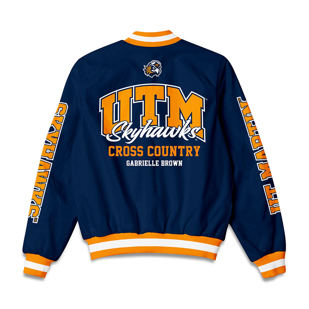 UT Martin - NCAA Women's Cross Country : Gabrielle Brown - Bomber Jacket-1