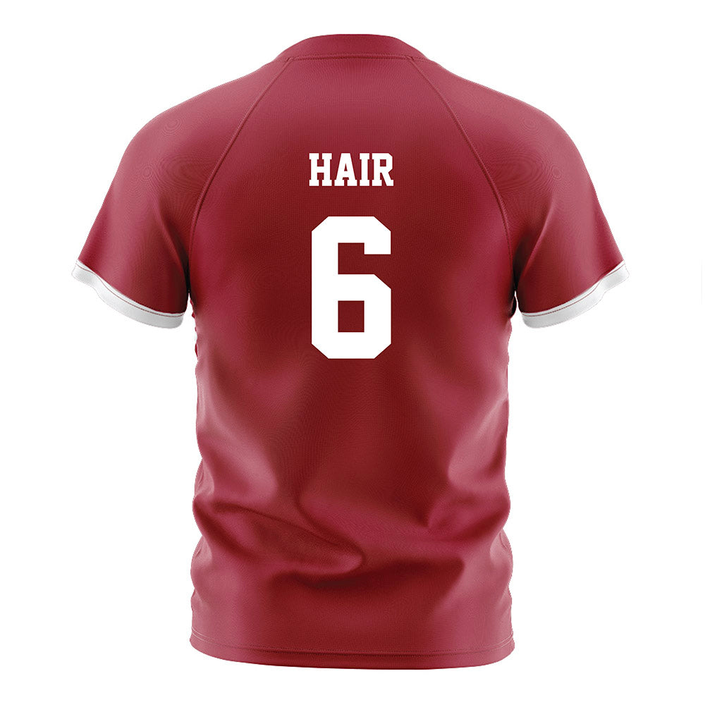 Arkansas - NCAA Women's Soccer : Cora Hair - Cardinal Soccer Jersey-1