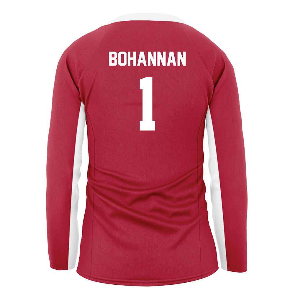 Arkansas - NCAA Women's Volleyball : Laci Bohannan - Cardinal Red Volleyball Jersey-1
