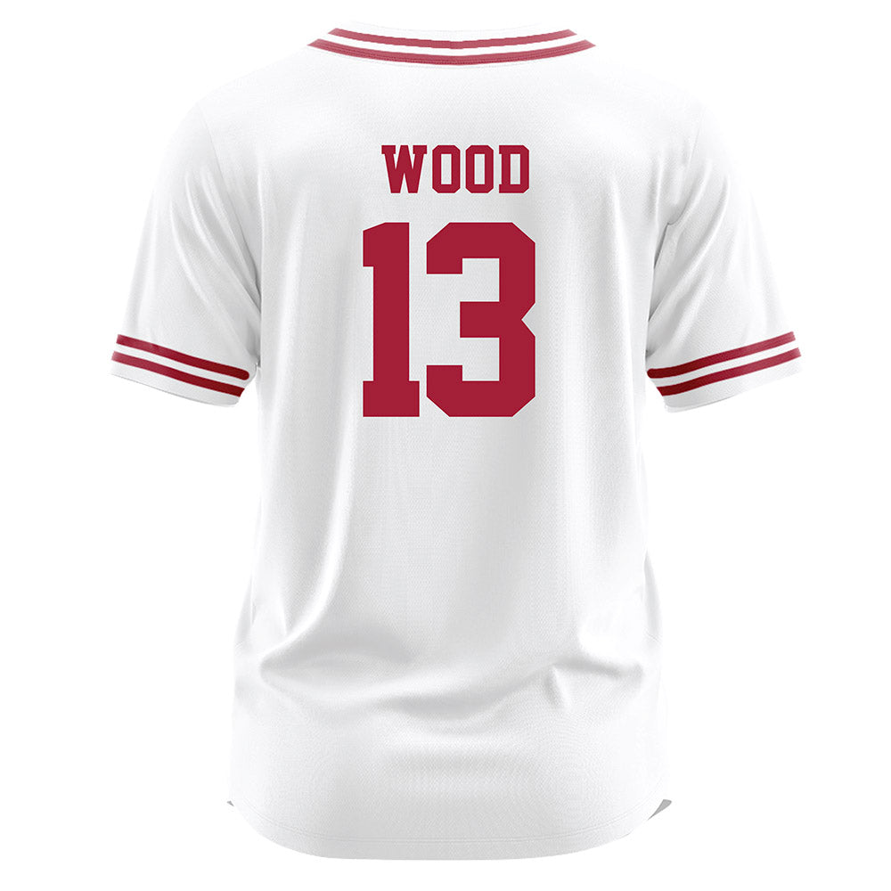 Arkansas - NCAA Softball : Kasey Wood - White Softball Jersey