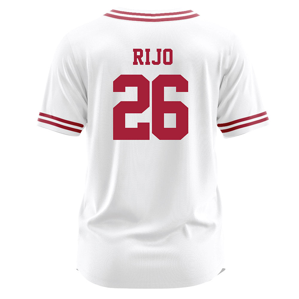 Arkansas - NCAA Softball : Atalyia Rijo - White Softball Jersey