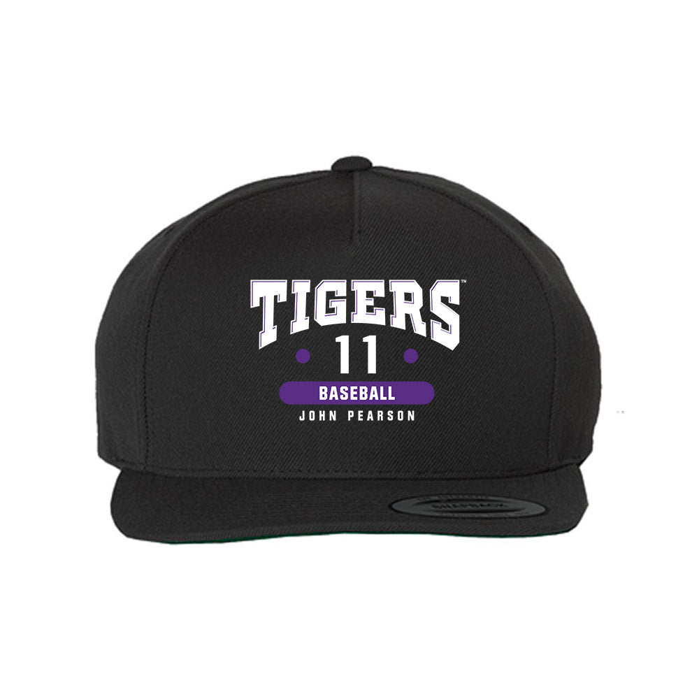 LSU - NCAA Baseball : John Pearson - Snapback Hat-0