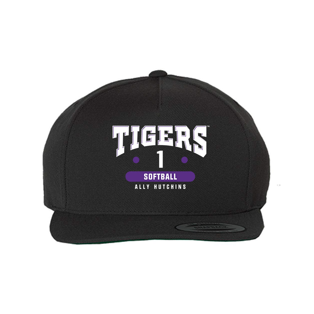 LSU - NCAA Softball : Ally Hutchins - Snapback Hat-0