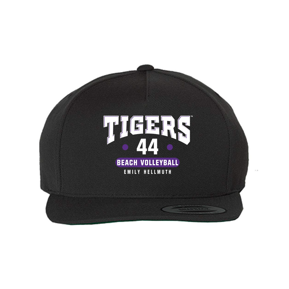 LSU - NCAA Beach Volleyball : Emily Hellmuth - Snapback Hat-0