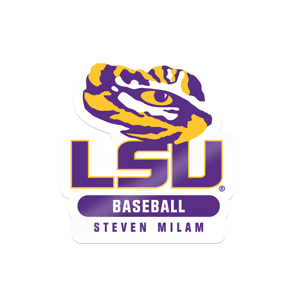 LSU - NCAA Baseball : Steven Milam - Sticker