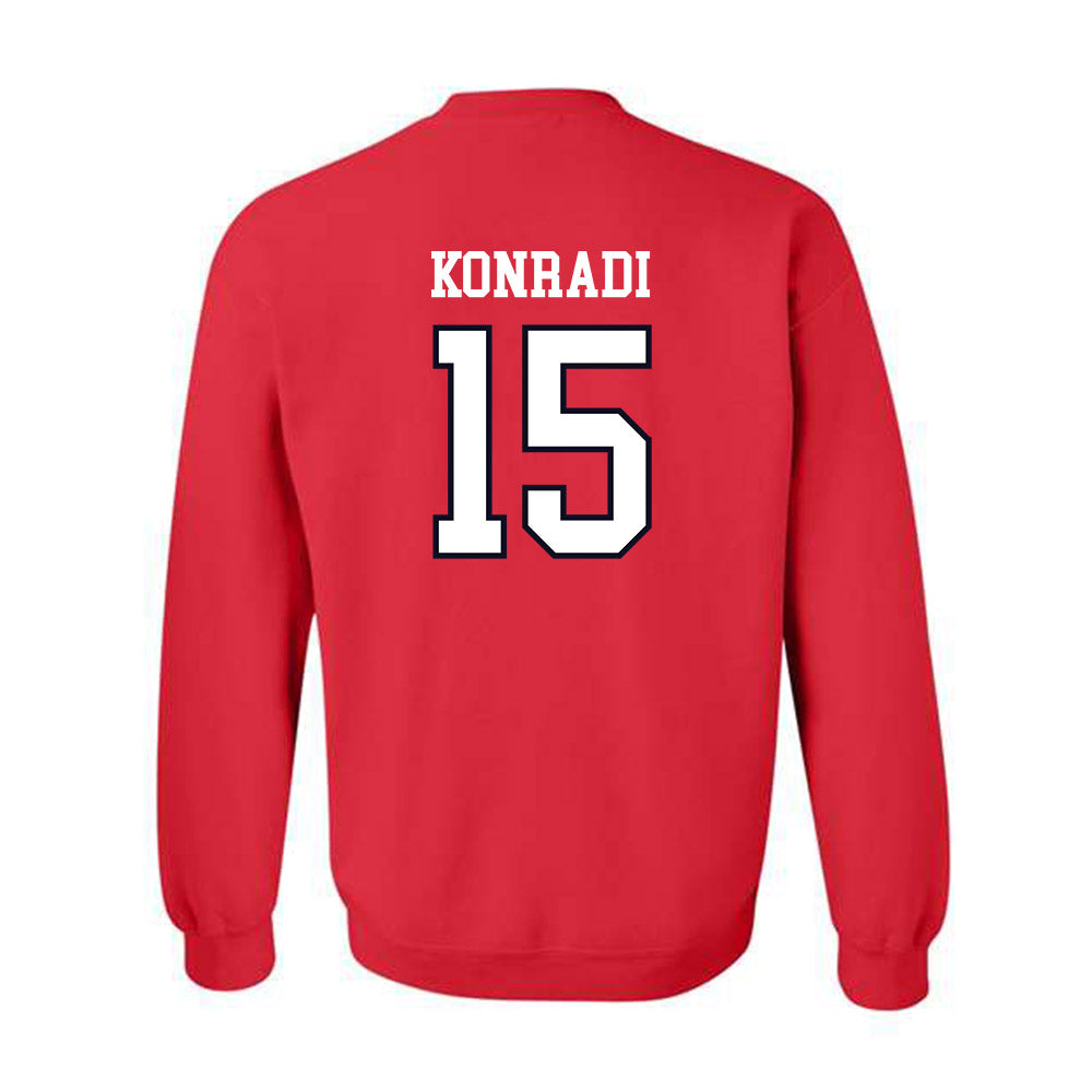 St. Johns - NCAA Men's Lacrosse : Cam Konradi - Sports Shersey Crewneck Sweatshirt-1
