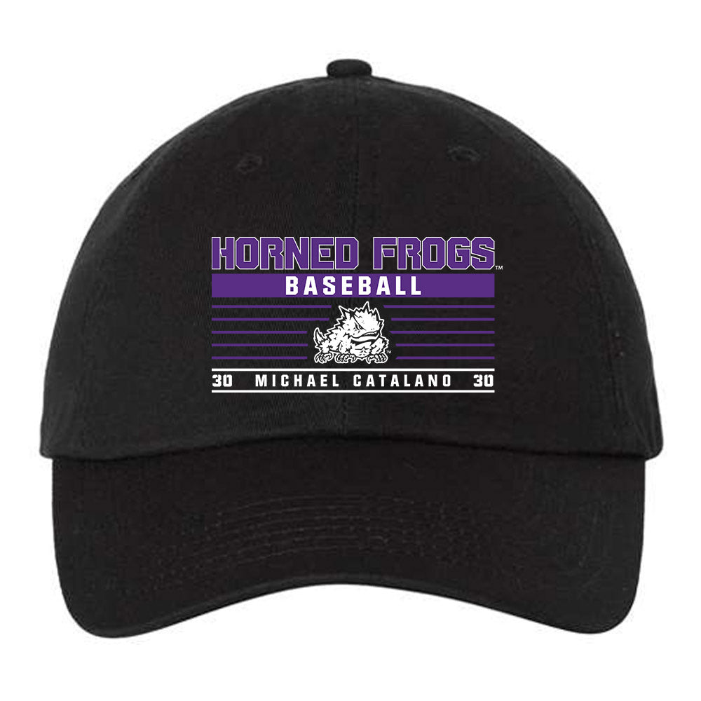 TCU - NCAA Baseball : Michael Catalano - Dad Hat-0