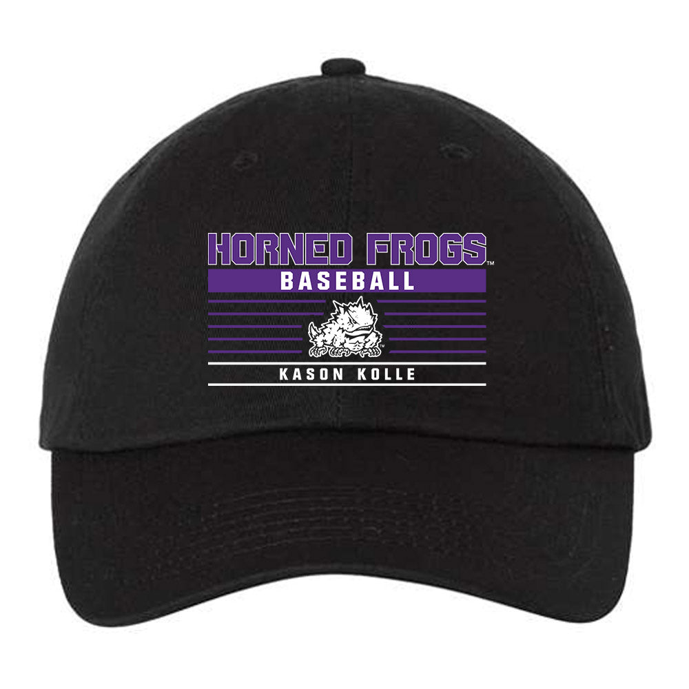 TCU - NCAA Baseball : Kason Kolle - Dad Hat-0